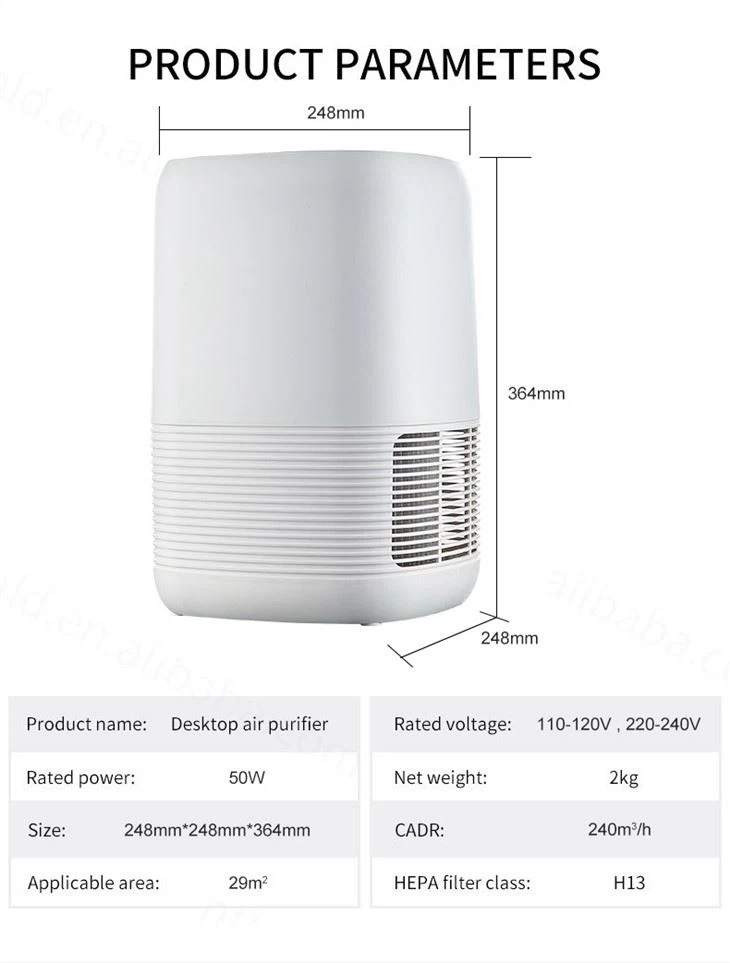 BKJ-23B Air Purifier Home Table Silent Noise