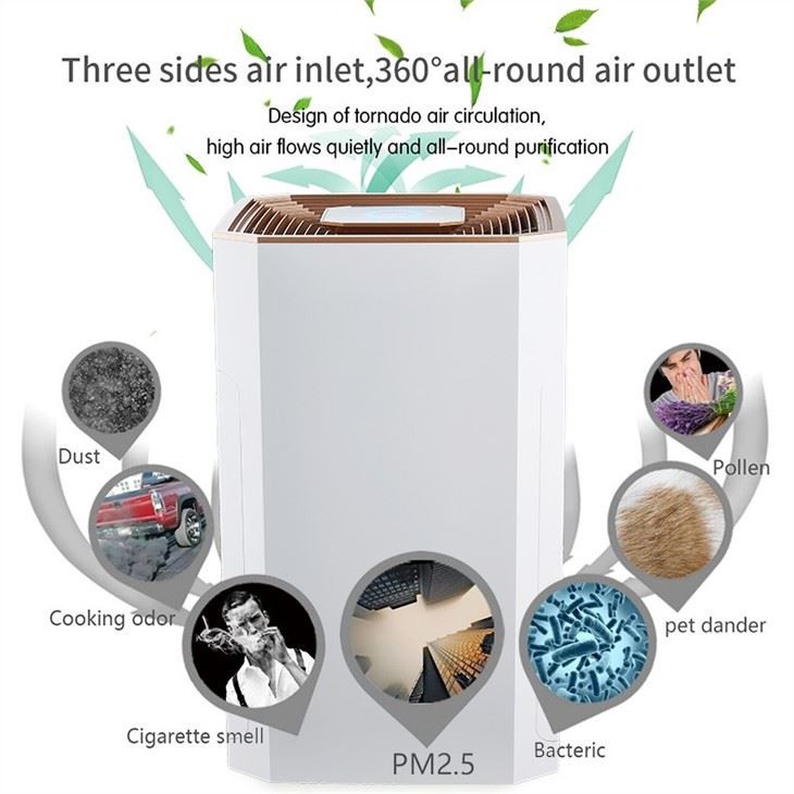 BKJ-80B 850 CADR APP Control Home Air Purifier