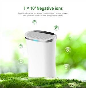 Smart Air Sensor Air Purifier Með HEPA síu