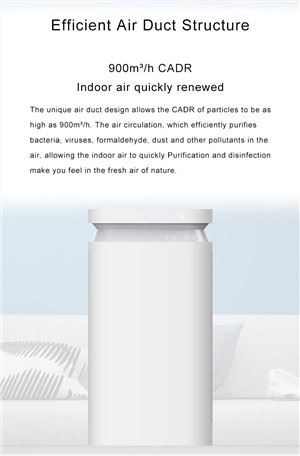 Stay Fresh Air Purifier Rafstöðueiginleg lofthreinsari