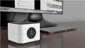 Box lofthreinsitæki með kringlóttum LCD skjá