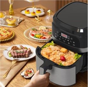 Rafræn 5,5L Heilbrigður Air Fryer án olíu